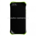 Противоударный чехол для iPhone 5 / 5S Ballistic Aspira Series, цвет black/lime green (AP1085-A005)
