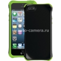 Противоударный чехол для iPhone 5 / 5S Ballistic Aspira Series, цвет black/lime green (AP1085-A005)
