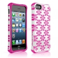 Противоударный чехол для iPhone 5 / 5S Ballistic Aspira Series, цвет mint white/hot pink (AP1085-A055)