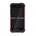 Противоударный чехол для iPhone 5 / 5S Ballistic Shell Gel (SG) Series, цвет black/hotpink (SG0926-M365)