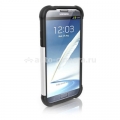 Противоударный чехол для Samsung Galaxy Note 2 (N7100) Ballistic Shell Gel Case, цвет black/white (SG1072-M385)