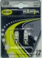 Салонная лампа светодиодная Narva Fest T10 12V 0.5W LED 6000k art.18001