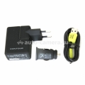 Сетевое и автомобильное зарядное устройство Contour Charging Kit, цвет Black (2950)