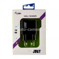 Сетевое зарядное устройство для iPhone, iPad, iPod, Samsung и HTC JUST Core Wall Charger 3,4А, цвет Black (WCHRGR-CR-BLCK)