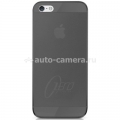 Силиконовый чехол на заднюю крышку iPhone 5 / 5S Itskins ZERO.3, цвет black (_APH5-ZERO3-BLCK)