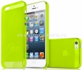 Силиконовый чехол на заднюю крышку iPhone 5 / 5S Itskins ZERO.3, цвет green (APH5-ZERO3-GREN)