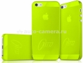 Силиконовый чехол на заднюю крышку iPhone 5 / 5S Itskins ZERO.3, цвет green (APH5-ZERO3-GREN)