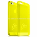 Силиконовый чехол на заднюю крышку iPhone 5 / 5S Itskins ZERO.3, цвет yellow (APH5-ZERO3-YELW)