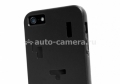 Силиконовый чехол на заднюю крышку iPhone 5 / 5S PURO Easy Chic Geometric Tetris Cover, цвет black (IPC5GEO1BLK)