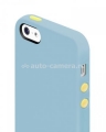 Силиконовый чехол на заднюю крышку iPhone 5 / 5S Switcheasy Colors, цвет BabyBlue (SW-COL5-BBL)