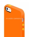 Силиконовый чехол на заднюю крышку iPhone 5 / 5S Switcheasy Colors, цвет Saffron (SW-COL5-O)