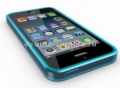 Силиконовый чехол-накладка для iPhone 5 / 5S Caze Zero SoftShell, цвет blue