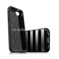 Силиконовый чехол-накладка для iPhone 5C Itskins Killer Chic, цвет Black (APNP-KILCH-BKSP)