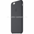Силиконовый чехол-накладка для iPhone 6 Apple Silicone Case, цвет black (MGQF2)