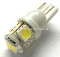 Светодиодная лампа T10 5SMD бесцокольная