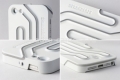 Светящийся чехол-накладка для iPhone 5 / 5S Sparkbeats, цвет white