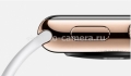 Умные часы для iPhone Apple Watch Edition, корпус 38 мм, 18-каратное золото, цвет белый спортивный ремешок