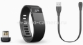 Умный фитнес-браслет для iPhone, iPad, Samsung, HTC и PC Fitbit Charge, размер L, цвет Black (PF404BKL)