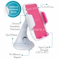Универсальный автомобильный держатель для iPhone, Samsung и HTC Promate Mount, цвет Pink