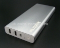 Универсальный внешний аккумулятор для iPhone, iPad, Samsung и HTC Auzer 19400 mAh, цвет silver (AP19400)