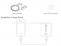 Универсальный внешний аккумулятор для iPod, iPhone, iPad, Samsung и HTC Yoobao Power Bank 5200 mAh, цвет белый (YB-626)