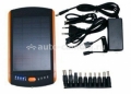 Универсальный внешний аккумулятор с солнечной панелью для iPhone, iPad, Samsung и HTC Auzer 23000 mAh, цвет black (MPS23000)