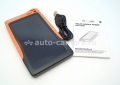 Универсальный внешний аккумулятор с солнечной панелью для iPhone, Samsung и HTC Auzer 7200 mAh, цвет black (APS7200)