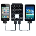 Универсальное зарядное устройство для iPod, iPhone, iPad, Samsung и HTC Henca USB Power Adapter, цвет black (CT47E-TAB)