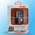 Универсальное зарядное устройство для iPod, iPhone, iPad, Samsung и HTC Henca USB Power Adapter, цвет black (CT47E-TAB)