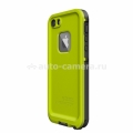 Водонепроницаемый противоударный чехол для iPhone 5 / 5S LifeProof Fre, цвет Lime / Black