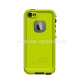 Водонепроницаемый противоударный чехол для iPhone 5 / 5S LifeProof Fre, цвет Lime / Black