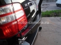 Задний силовой бампер RusArmorGroup для Toyota LC 100 VX с калиткой для TOYOTA