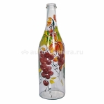 Стеклянные бутылки Бутылка «Виноград» с ручной росписью 1 л 