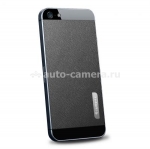 Наклейки Кожаная наклейка на заднюю крышку iPhone 5 / 5S SGP Skin Guard Leather Set, цвет black (SGP09568)