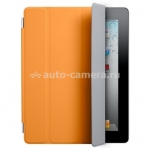 Оригинальный полиуретановый чехол для iPad 3 и iPad 4 Smart Cover Polyurethane, цвет Orange