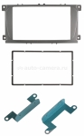 Переходная рамка для Ford Focus 2 (Sony), S-Max 07+, Mondeo 07+, серебр. 2 din с металл. креплениями RP-FRCMd