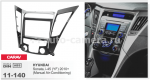 Переходная рамка для Hyundai Sonata 2011- 2 din HDSNe (Carav 11-040)