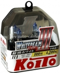 Галогенная лампа KOITO H1 WhiteBeam III P0751W  2 шт.