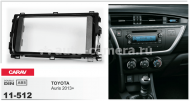 Переходная рамка для TOYOTA Auris 2013+ Carav 11-512