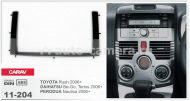 Переходная рамка для Toyota Rush, Daihatsu Terios 2006 - вставка RP-TYRSb  (Carav 11-204)