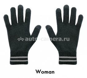 Акриловые перчатки для сенсорных экранов hi-Glove classic размер M, цвет black