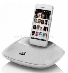 Акустическая система для iPhone 5, iPod touch 5 и iPod nano 7 JBL OnBeat Micro, цвет White (JBLONBEATMICWHTEU)