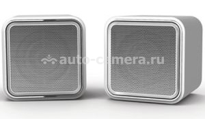 Акустическая система для MacBook iLuv Sound Cubes, цвет Silver (iSP160)