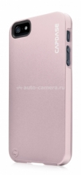 Алюминиевый чехол на заднюю крышку iPhone 5 / 5S Capdase Alumor Jacket, цвет pink (MTIH5-5144)