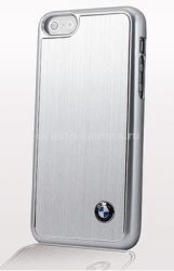 Алюминиевый чехол-накладка для iPhone 5 / 5S BMW Brushed Aluminium Hard, цвет silver (BMHCP5MBS)
