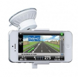 Автомобильный держатель для iPhone 5 Just Mobile Xtand Go, цвет white (ST-160WB)