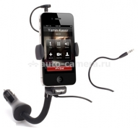 Автомобильный держатель, устройство для громкой связи и зарядное устройство для iPod/iPhone Griffin TuneFlex Aux HandsFree (GC17093)