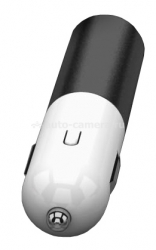 Автомобильное зарядное устройство для iPhone, iPad, Samsung и HTC Luardi Hi-Tech Car Charger 2А, цвет черный (lcaip009blk)
