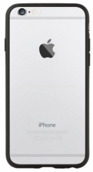 Бампер для iPhone 6 Ozaki O!coat-0.3 + Bumper, цвет Black (OC560BK)