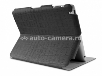 Чехол для iPad 3 и 4 PURO Safari Crocodile Cases, цвет black (IPAD2S3CROCOBLK)